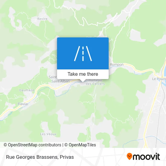 Rue Georges Brassens map