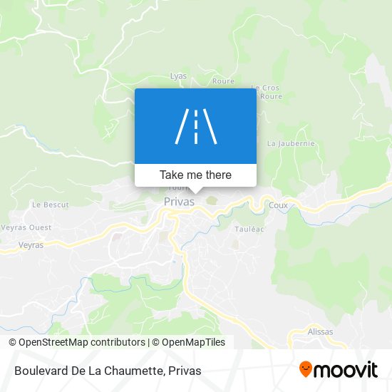 Boulevard De La Chaumette map
