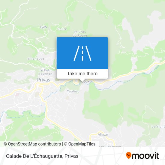 Calade De L'Échauguette map