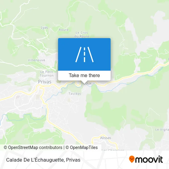 Calade De L'Échauguette map