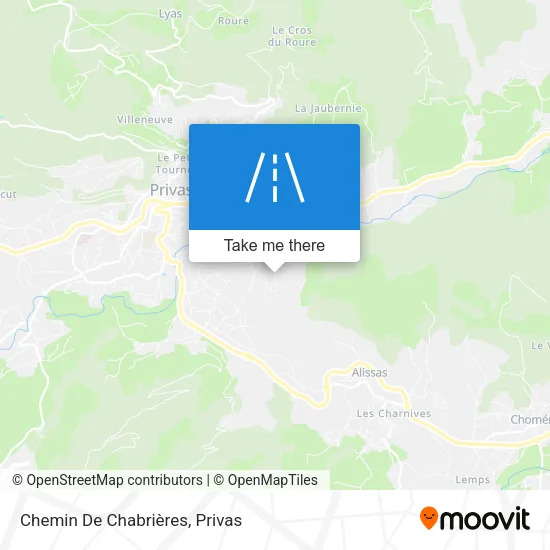 Chemin De Chabrières map