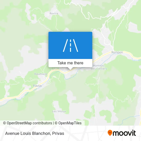 Avenue Louis Blanchon map