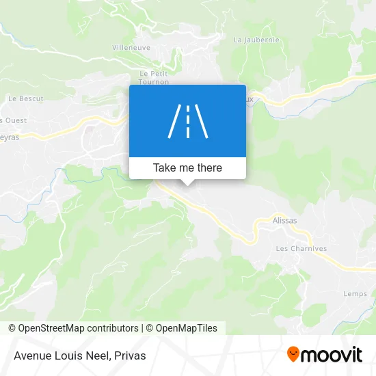 Avenue Louis Neel map