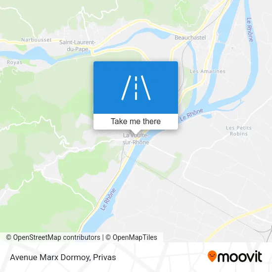 Avenue Marx Dormoy map