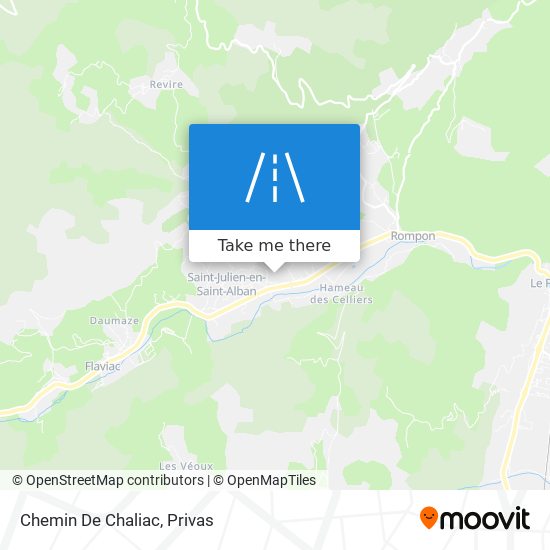 Chemin De Chaliac map
