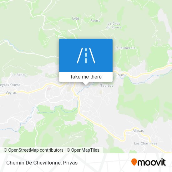 Chemin De Chevillonne map