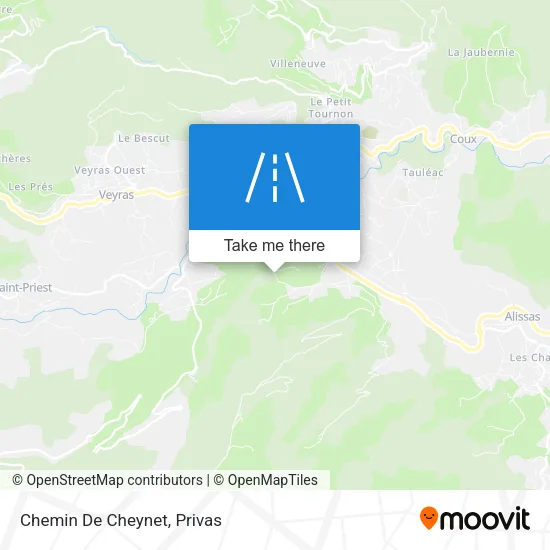 Chemin De Cheynet map