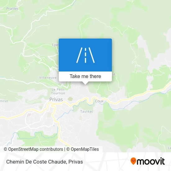Chemin De Coste Chaude map