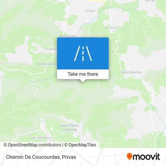 Chemin De Coucourdas map