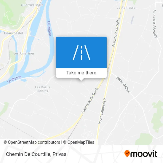 Chemin De Courtille map