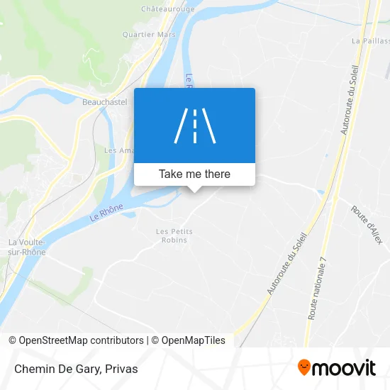 Chemin De Gary map