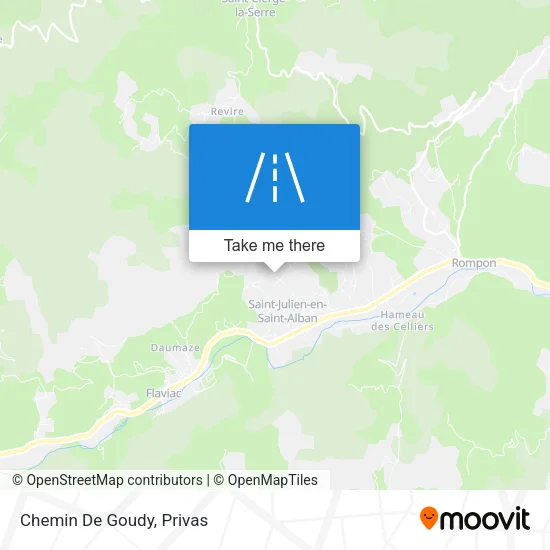 Chemin De Goudy map