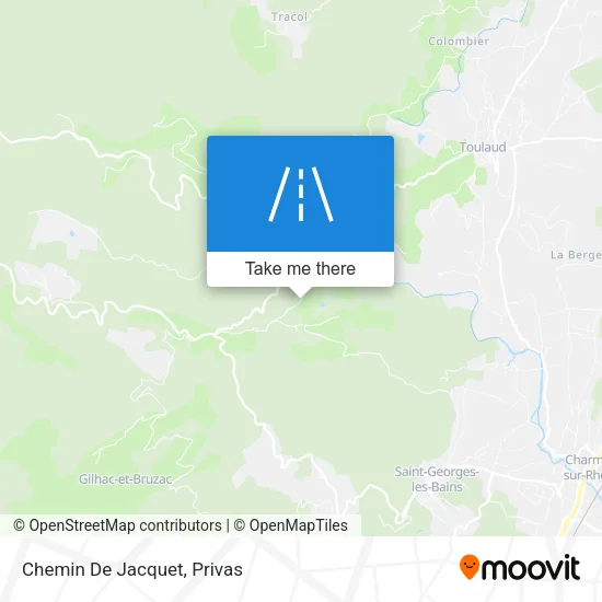 Chemin De Jacquet map