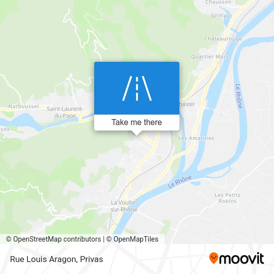 Rue Louis Aragon map