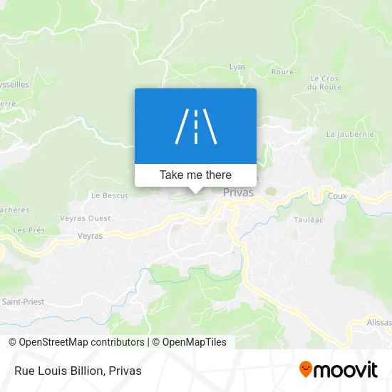 Rue Louis Billion map