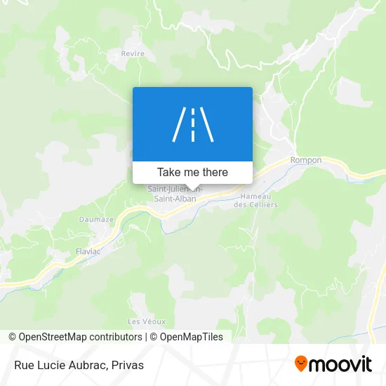Rue Lucie Aubrac map