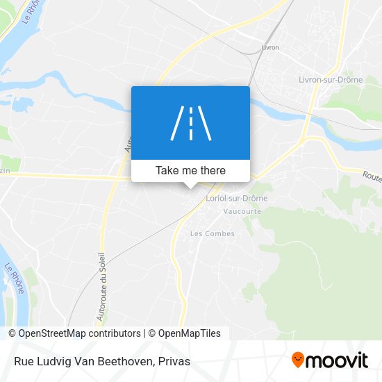 Rue Ludvig Van Beethoven map