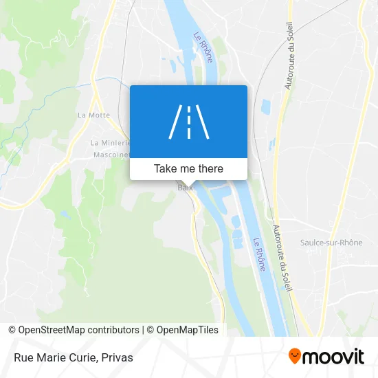 Rue Marie Curie map