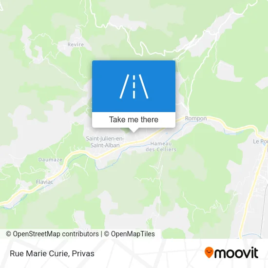 Rue Marie Curie map