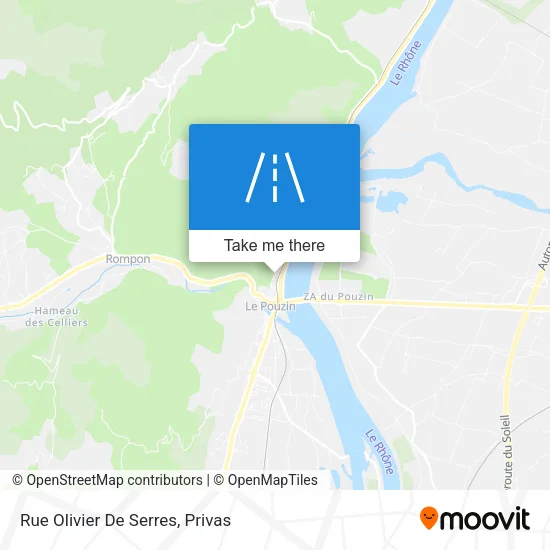 Rue Olivier De Serres map