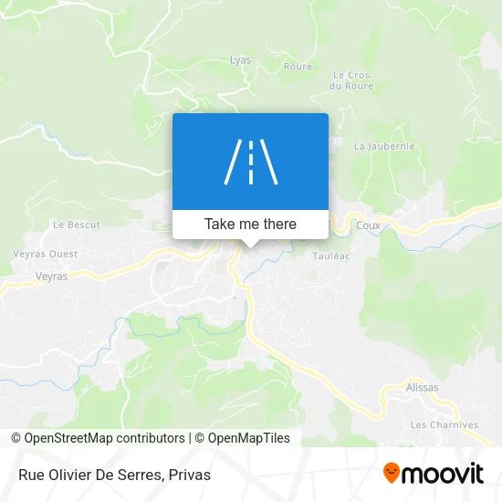 Rue Olivier De Serres map
