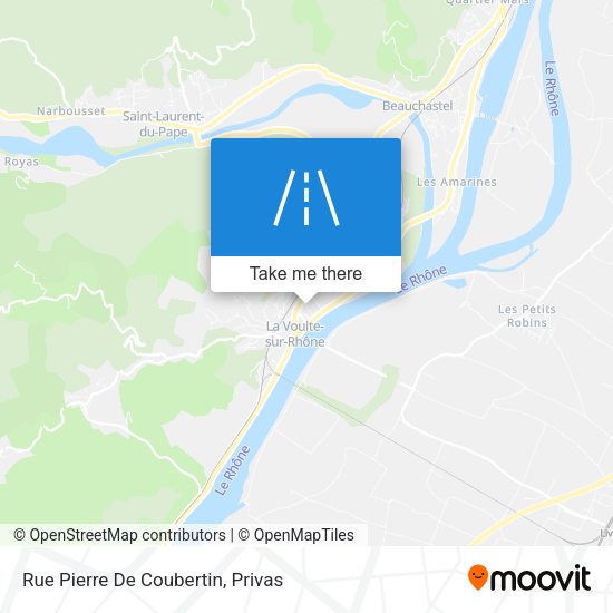 Rue Pierre De Coubertin map