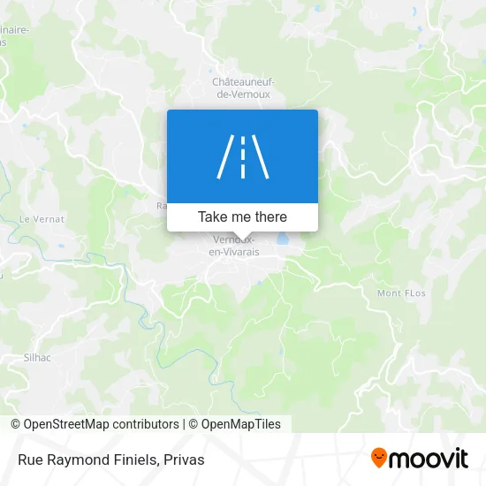 Rue Raymond Finiels map