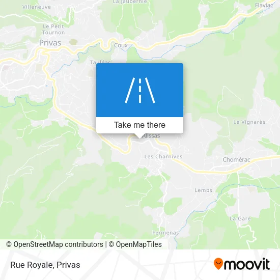 Rue Royale map