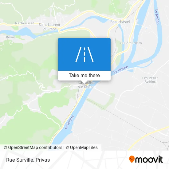 Rue Surville map