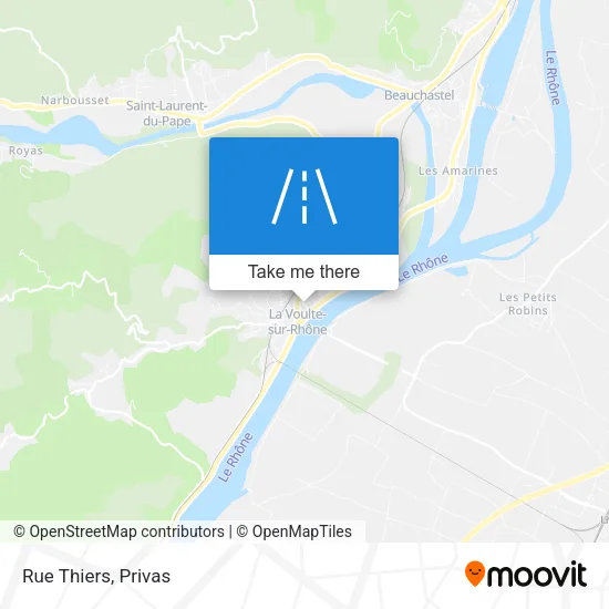 Rue Thiers map