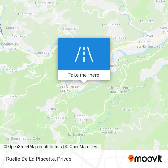 Ruelle De La Placette map