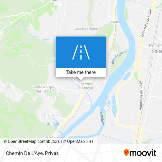 Chemin De L'Aye map