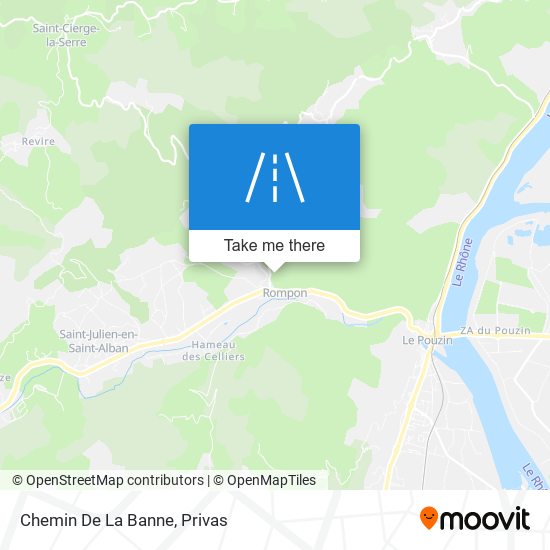 Chemin De La Banne map