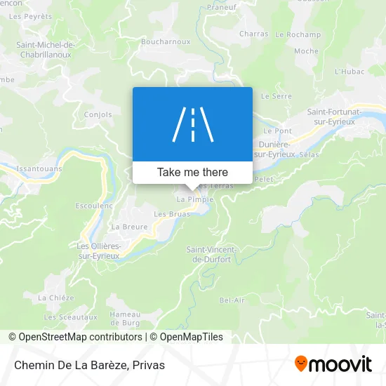 Chemin De La Barèze map