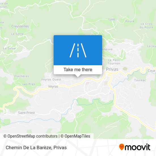 Chemin De La Barèze map