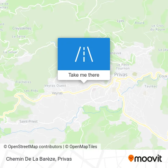 Chemin De La Barèze map