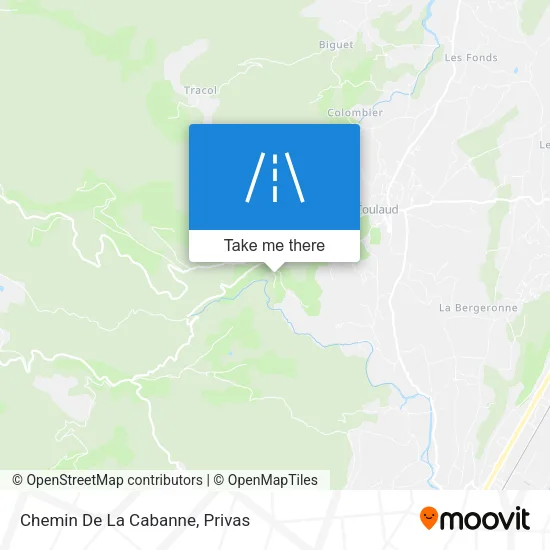 Chemin De La Cabanne map