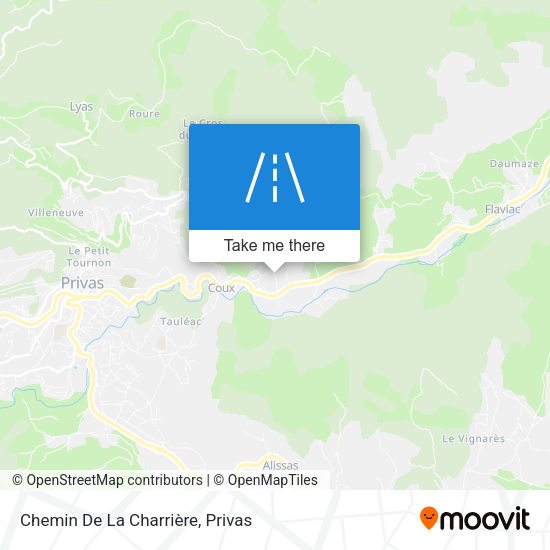 Chemin De La Charrière map