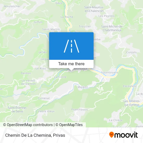 Chemin De La Chemina map