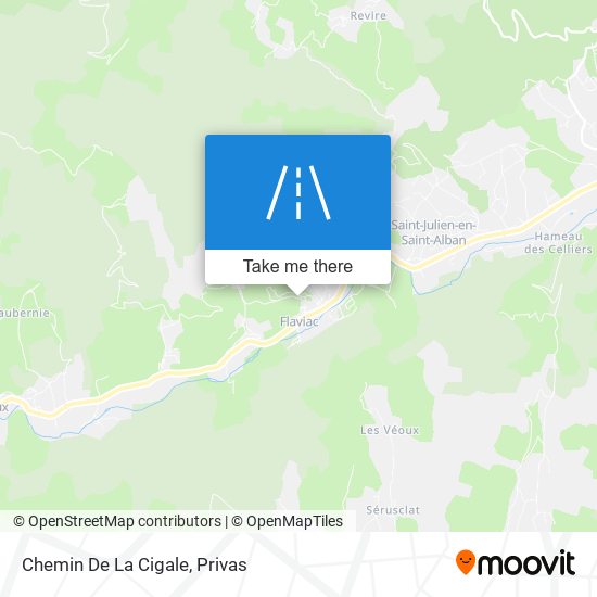 Chemin De La Cigale map