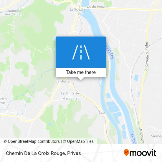 Chemin De La Croix Rouge map