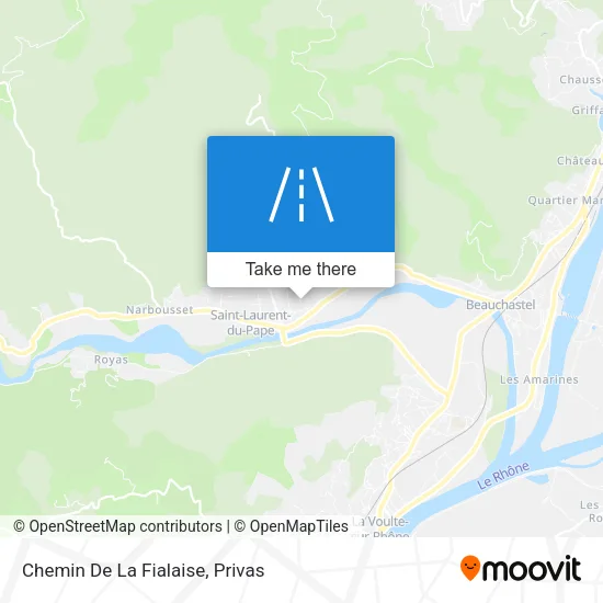 Chemin De La Fialaise map