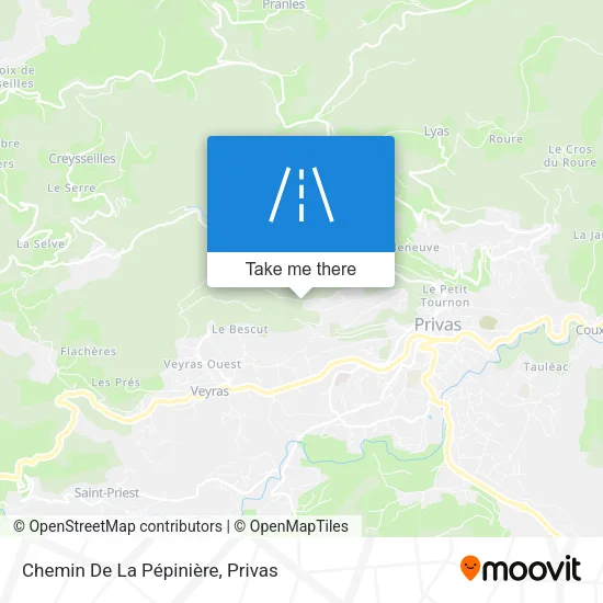 Chemin De La Pépinière map