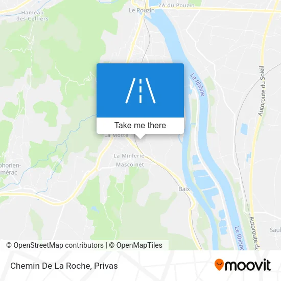 Chemin De La Roche map