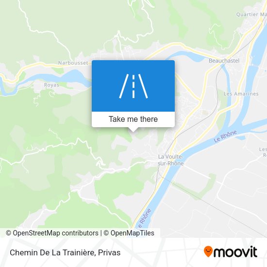 Chemin De La Trainière map