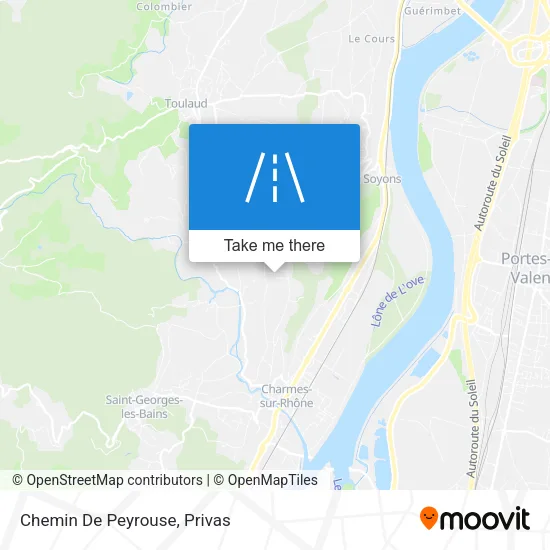 Chemin De Peyrouse map