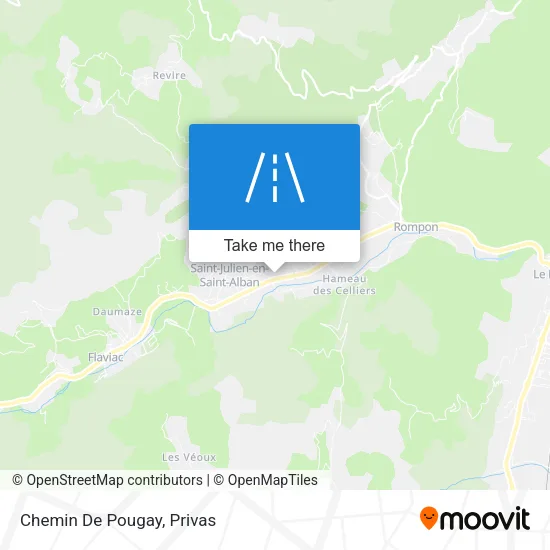 Chemin De Pougay map