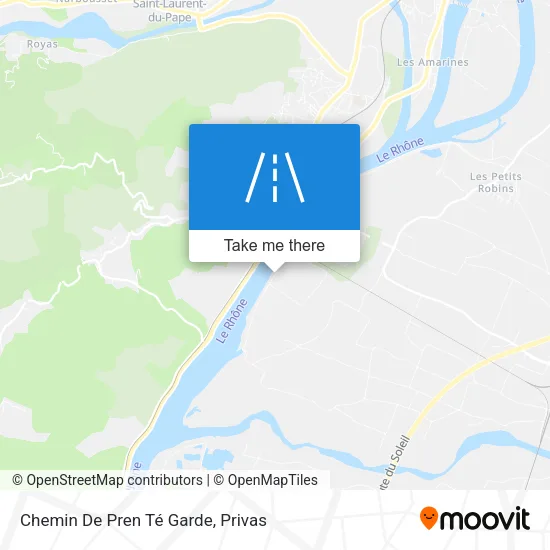 Chemin De Pren Té Garde map