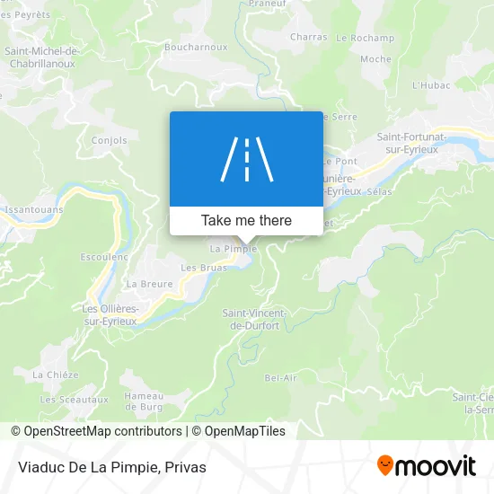 Viaduc De La Pimpie map