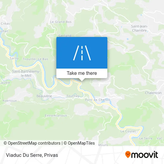Viaduc Du Serre map